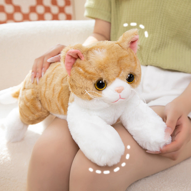 Simulation Cat Kitty Doll Pet Cat Toy Cat Petting Doll Alien Cat Plush Toy